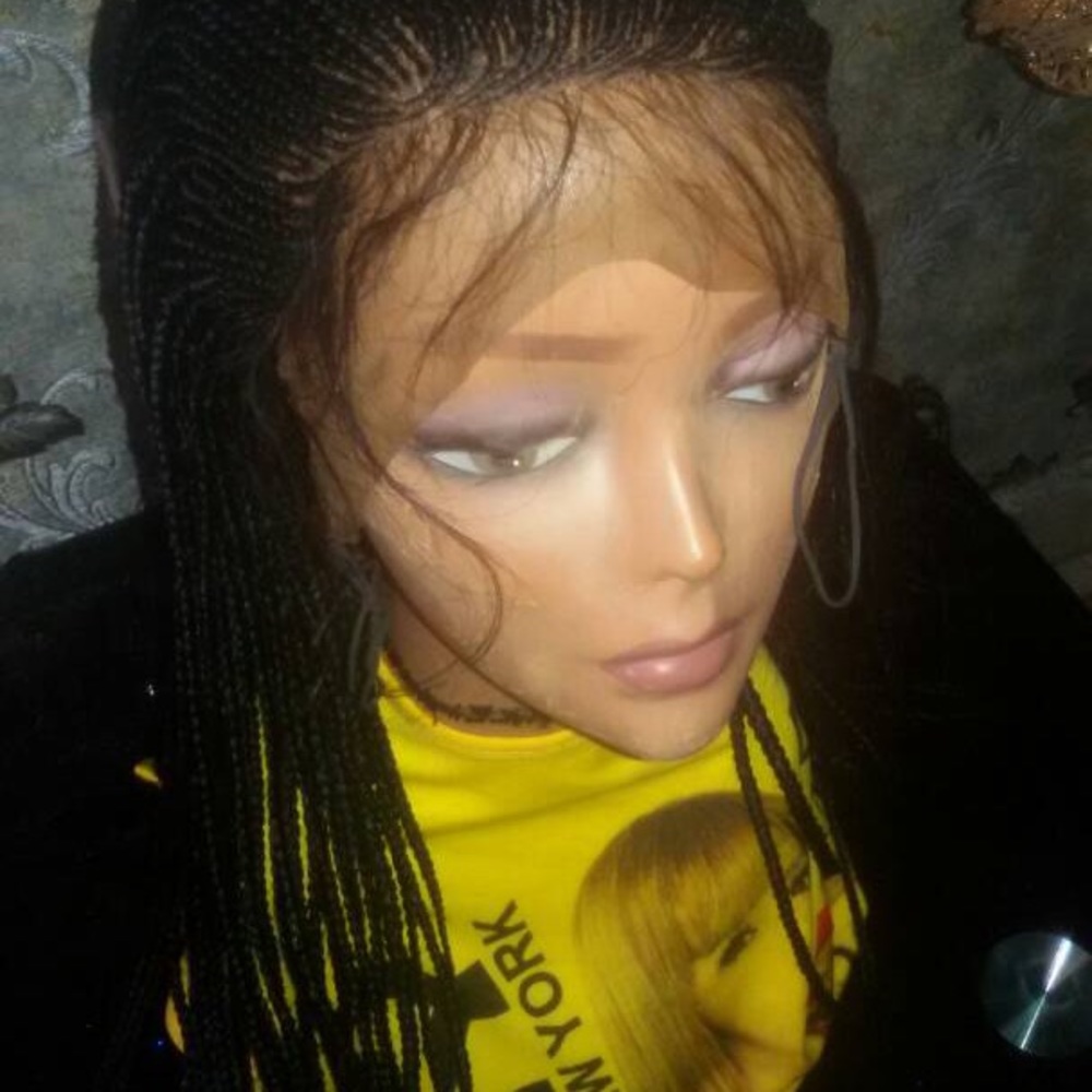 Hand braided cornrow wig - Picture 3 of 5